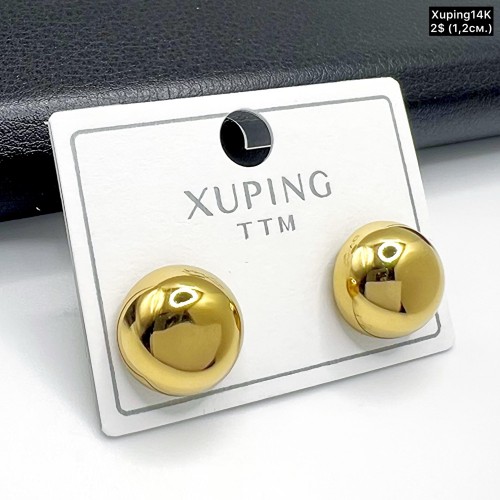 Сережки Xuping14К 10427 (1,2 см.)